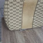 Michael Kors Purse Bag Gold Center Stripe Crossbody Purse Photo 14