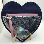 A Rare Out Of Stock New Pottery Barn Kids Mackenzie Heart Shaped Pouch Blue Photo 0