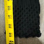 Caslon Black Ribbed Turtleneck Waffle Hem Sweater Size MP Photo 11