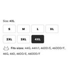 Brand New Truekind Women's Size 4XL Black Cool Comfort Bralette Photo 5