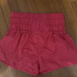 Pink high waisted free people shorts!! Size M Photo 1