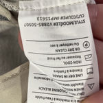 Vince  Melange Rib Trim Mini Shirt Dress Grey Space Dye Long Sleeve Knit Size M Photo 6