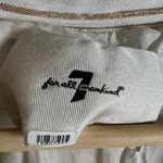 7 For All Mankind Women’s Shine Gold Cream Striped Double Breasted Blazer L Photo 13