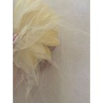 ILGWU pale yellow three piece dress 60 70 small medium lace hair pics Photo 6