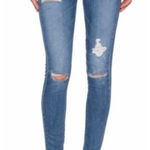 A Gold E Sophie High Rise Jeans 26 Distressed Stretch Denim‎ In Cannes Revolve Photo 0