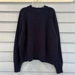 Lululemon  Texture Play Crew Night Sea Blue Sweater Photo 2