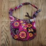 Vera Bradley  Hobo Bag Womens Multicolor Quilted Floral Pockets Bohemian Whimsica Photo 2