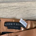 Alice + Olivia classics camel vinyl pants Photo 4