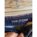 Maurice's Maurice’s Dark Wash Jean Shorts Size 10 Photo 3