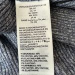 Daily Ritual Cozy Knit Rib Heathered Blue Gray Tiered Tank Dress Size XS Photo 5