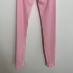 Carbon 38 Light Pink Ribbed Leggings 7/8 High Waist Womens XS Photo 6