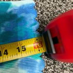 Isaac Mizrahi Issac Mizrahi blue watercolor scalloped floral 3/4 sleeve button up cardigan L Photo 8