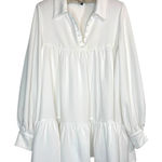 Danielle Bernstein Babydoll Tunic Dress XS Empire Waist Renaissance Puff Sleeve Photo 0