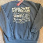 Dandy Worldwide Ice Cream Blue Crewneck Size L Photo 0