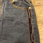C’isa Jeans Skirt long 16” wide 16” size M brand new with tags Size M Photo 5