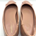 Madden Girl Ballet flat size 8M beige Patent Leather women's Slip-On Bow Tie Photo 4