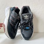 Adidas  Retropy F90 Lace Up Sneaker in Dark Grey Photo 1