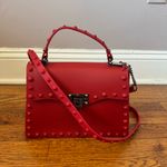 NWOT Red‎ Jelly Studded Two Way Top Handle Crossbody Bag Unbranded Red Photo 6