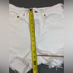 Levi's Levi Premium Cut off Shorts 501 Jeans Button fly Frayed hem Size Small Photo 6