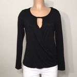 Sophie Max New. Black drape tee. NWOT Photo 1