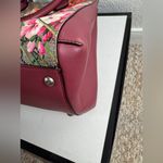 Gucci Soft GG Supreme Monogram Blooms Top Handle Bag Beige Multicolor Dry Rose Photo 8