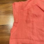 Splendid linen blend top women small coral spring summer lightweight Photo 3