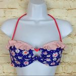 Target Groovy Floral Polka Dot Ruffle Bikini Top Photo 0