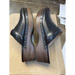 Madewell   'The Cecily' Clog in True Black  Leather Mules Size 6.5‎ Studs Photo 3