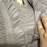 BCBG Maxazria Black Ruffle Halter Dress Size 0 Photo 3