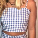 SheIn Blue Checkered Two Piece Set  Photo 0