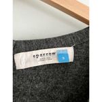 Anthropologie  | Sparrow | Seamed Boiled Wool Dress | Gray | Sz s Photo 5