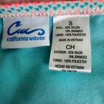 Forever 21 & California Waves Bikini Combo Coral Halter Top with Striped Bottom Photo 8