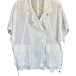 Eileen Fisher T5  White Linen Blend Kimono Jacket Oversized Style Size XS Photo 0
