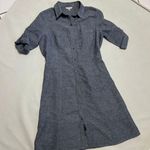 Max Studio Classic Denim Shirt Dress NWOT Photo 9