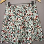 Draper James  Womens Pull on Mini Skirt in Strawberry Field sz Medium Photo 1