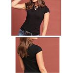 Anthropologie Ladies ETT:TWA by Black Short Sleeve Sweater Size Small Photo 1