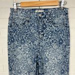 Altar'd State Altar’d State Blue Floral Flare Bell Bottom Jeans Size 27 Photo 5