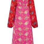 💕SPELL & THE GYPSY💕 Solstice Boho Midi Dress ~ Salsa Rose Large Red Photo 8