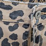Arizona Jeans Arizona Jean Company Tan & Black Leopard Print Cutoff Denim Shorts Size 9 Photo 1