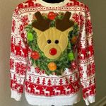 Rudolph the Red Nosed Reindeer “Ugly” Sweater Contest Entrant Size undefined Photo 0