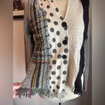 Anthropologie Charlie and Robin Multi Color Wool Scarf Cardigan Sweater Photo 6