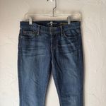 7 For All Mankind  Women's 26 Dark‎ Wash Low Rise Straight Leg Jeans Photo 1