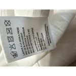 CARVEN WHITE CUTOUT CIRCLE HEM 100% COTTON RACERBACK TANK TOP‎ EUC SIZE XS Photo 7