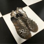 Diane Von Furstenberg DVF  Gladiator Style Jelly Sandals Rubber Grey Jellies Photo 6