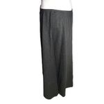 White House | Black Market  Aline Drama Ankle Skirt Dark Gray Size 10 Photo 3