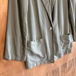 American Vintage Vintage Courtenay Sage Green Linen Blend Blazer Sz 8 Photo 1
