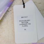 NEW Free people x Beth‎ Richards delray 70’s floral bikini bottom, XL Purple Photo 11