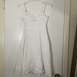 KENZO white lace eyelet sleeveless shift mini dress size XS Fr 36 White Photo 4