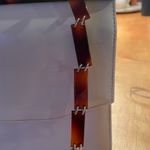 Daniel Ames Elegant White Crossbody Bag with tortoiseshell accents Photo 6