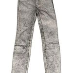 Helmut Lang  cracked paint lamb leather pull on pants size 0 Photo 0